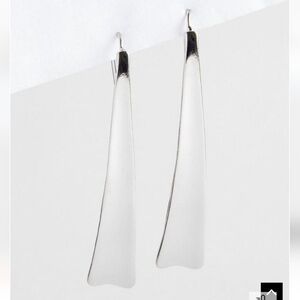 🆕️ SILVER-TONE BAR DROP EARRINGS